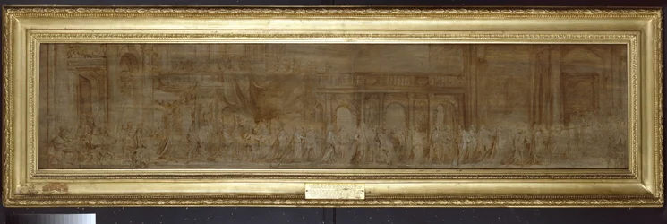 Charles Ier et les chevaliers de la Jarretière en procession, 1638
